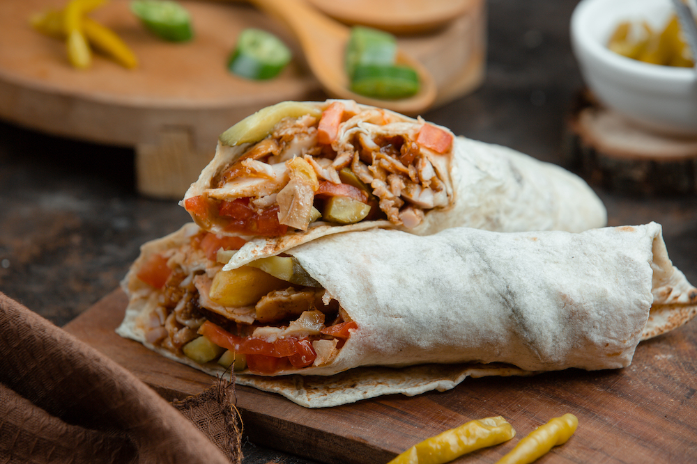 Tasty and authentic shawarma, a must-try local dish in Dubai.