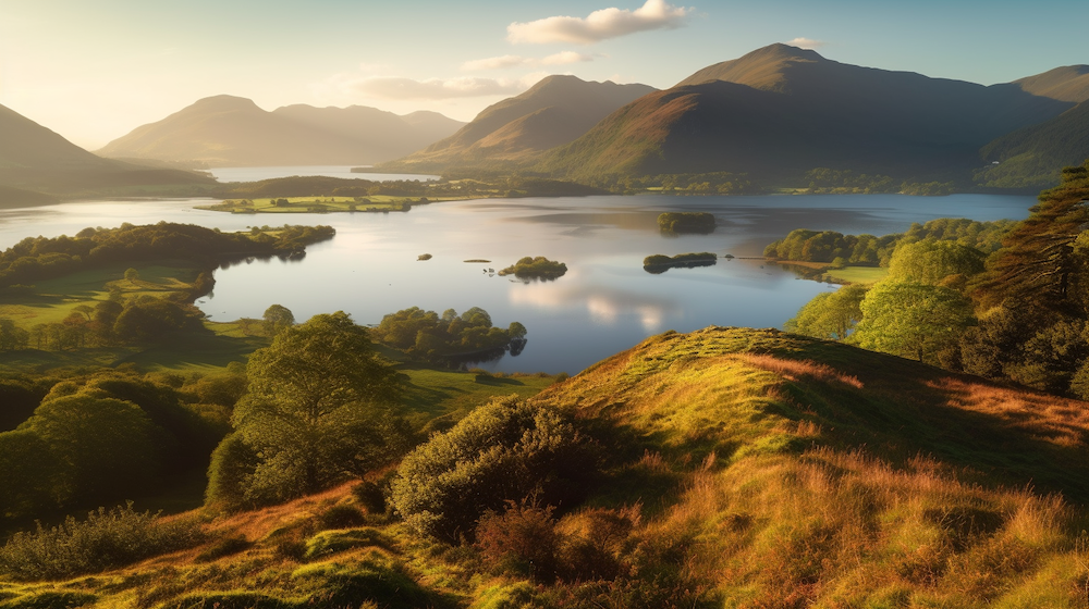 View of Derwent Water, The Lake District. Jollylog.com