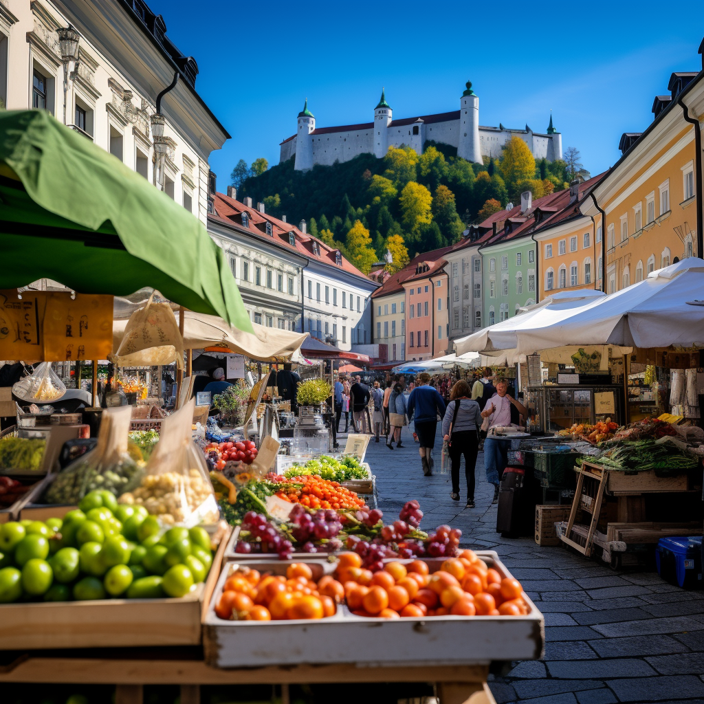 Ljubljana Market, Slovenia. Jollylog.com