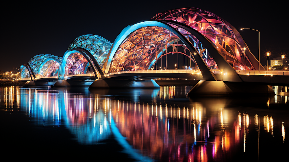 Scenic view of Dragon Bridge in Da Nang, a top digital nomad destination in 2023